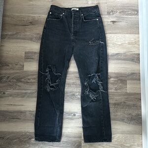 AGOLDE distressed high waisted 90’s jeans - size 26